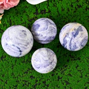 Wholesale Polished Natural Purple Peacock <b>Crystal</b> Sphere for Home Desktop Decoration - Product Image 4