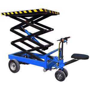 Hongrui Lifting Platform Portable Mini Lifter Hydraulic Electric Lift <b>Table</b> Work Platform Scissor Lifter - Product Image 4