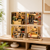 Offre Spéciale : Kit de Maison de Poupée Miniature 3D à Construire Soi-même – Scènes Quotidiennes Miniatures – Modèle de Maison Miniature