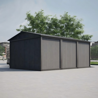 Garage mobile préfabriqué robuste pour voiture, atelier extérieur modulaire en panneaux sandwich, abri à outils et maison de réparation automobile