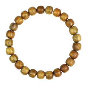Green Sandalwood <b>Bracelet</b> 7x8mm Single Strand Unisex Religious Jewelry Collectible Buddhist Beads Hand Polished Natural - Product Image 5