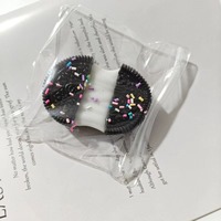 Squishy Patte de Chien Kawaii en Silicone et TPR, à Rebond Lent, Transparent, Thème Chocolat, Cadeau Unique, Vente Directe Usine