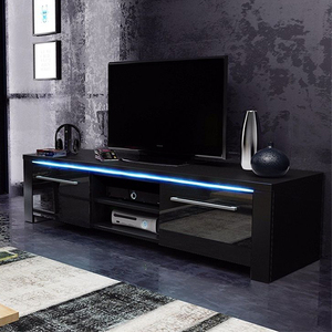 Support de base de console de télévision de luxe robuste Conceptions d'unités murales en bois massif avec support de télévision élégant pour salle à manger <span class=keywords><strong>TV</strong></span> - Product Image 5