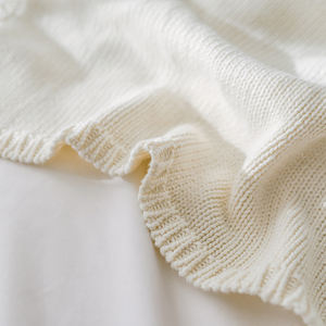 <span class=keywords><strong>Couverture</strong></span> tricotée pour bébé en tricot épais, personnalisée, bon marché, 100 % coton, vente en gros - Product Image 5