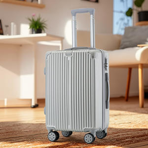 Maleta pequeña retro de 20 pulgadas, ligera, con ruedas giratorias y candado de combinación, para viajes de negocios, unisex. - Product Image 3