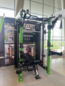 Ultimatives, umfassendes Stahl-Kraftgestell für einfaches Heimtraining – Fitness-Trainingsgestell für <span class=keywords><strong>Bodybuilding</strong></span>, Smith-Maschine für Beine und Rücken - Product Image 5