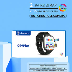 HKSF C99 Plus 2 Pares de Correas, Pantalla AMOLED Grande de 2.06 Pulgadas, Cámara Giratoria Extraíble, Batería de 750mAh, GPS, Tarjeta SIM 4G, 6+64GB - Product Image 4