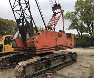HITACH KH150 Crawler Crane panas dan digunakan dalam kondisi baik dengan komponen asli Isuzu mesin pompa Gearbox bantalan Motor - Product Image 4