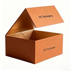 Boîte cadeau pour café avec logo personnalisé, boîte magnétique pliable, emballage en papier rigide recyclable pour les grains de café et les cadeaux par abonnement - Product Image 1