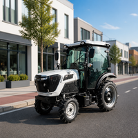 Tracteur agricole compact 4x4 de 70 CV à transmission par engrenages, multifonctionnel, avec moteur Euro 5 et homologation CE pour les opérations agricoles