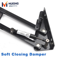 Mécanisme de charnière pour table basse relevable multifonctionnelle