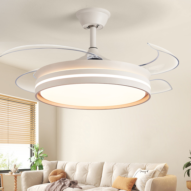 Living Room Bedroom Sets Home Decor Fan Light with BLDC Remote Flushed Mounted Pendant Lights 2025 New Minimalist  Ceiling Fans