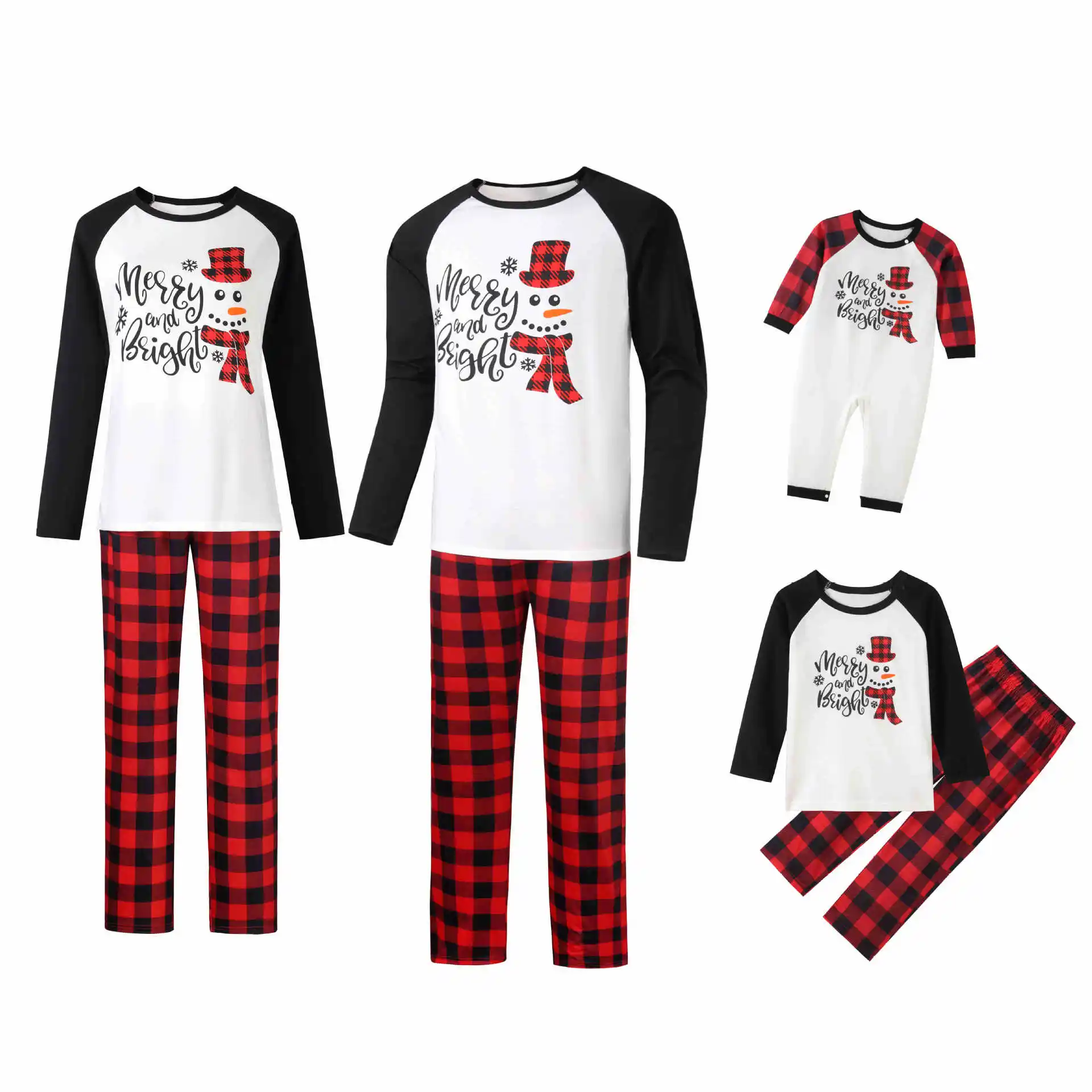 Promotion Printed Cartoon One Piece Pajamas Kids Pajamas Autumn Long Sleeve Night Suits Pajama For Women And Family