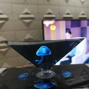2023 mô hình mới 3D Hologram hiển thị điện thoại thông minh 3D Holographic chiếu, mini Kim tự tháp 3D Hologram Viewer - Product Image 4