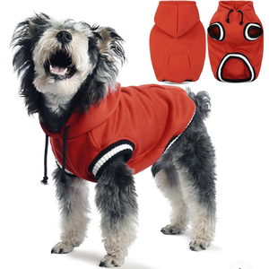 छोटे मध्यम पालतू जानवरों के लिए ओम और ओम सुरुचिपूर्ण क्लासिक पॉलिएस्टर कुत्ते हुडी स्वेटर - Product Image 2