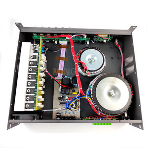 เครื่องขยายเสียงระดับมืออาชีพ 120W-700W ขนาดใหญ่ 2U สีเงิน 6 โซน สำหรับระบบประกาศสาธารณะ - Product Image 5