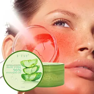 Pacchetto personalizzato Gel di Aloe Vera naturale lenitivo riparazione Anti Acne viso viso organico Gel di Aloe Vera