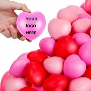 Juguete de Descompresión de Espuma de PU con Logotipo Personalizado, Pelota Colorida en Forma de Corazón, Esponja Sólida de Poliuretano en Forma de Durazno para Ayuda en Donación de Sangre - Product Image 1