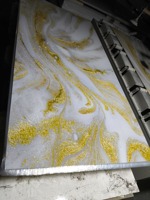 Panneau mural en marbre PVC de 3mm imperméable à l'eau pour décoration murale