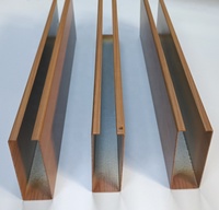 Techo falso de metal suspendido de techo lineal con deflector de aluminio de estilo único para tienda