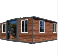 Module de logement mobile préfabriqué pliable prêt à l'emploi pour bureau, installation facile, cabine intégrée pour villa