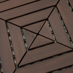 Azulejo de cubierta entrelazado de madera de Acacia, fácil de instalar, balcón para el hogar/entrada/Patio de la puerta/decoración de jardín, paisaje y cubierta - Product Image 1