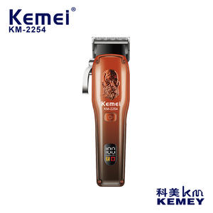 เครื่องตัดผมดิจิตอล Kemei รุ่น KM-2254 ขนาด 18 ซม. สำหรับมืออาชีพ พร้อมหวีและน้ำมันสำหรับใช้ในร้านเสริมสวย - Product Image 5