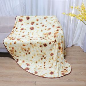 71 pulgadas 100% poliéster fábrica impresión Digital personalizada Tortilla franela manta mexicana patrón de caracteres manta de <span class=keywords><strong>Pizza</strong></span> de invierno - Product Image 4