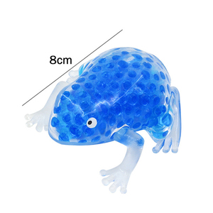 High Quality TPR Animal Frog Squishy Stress <b>Balls</b> Beads Filling Slow Return Hand Exercise <b>Squeeze</b> Stress Relieve Toys for Kids - Product Image 6