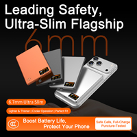 Batterie externe sans fil magnétique certifiée Qi2.2 10000mAh 25W, sortie 40W, charge rapide, avec écran TFT intelligent