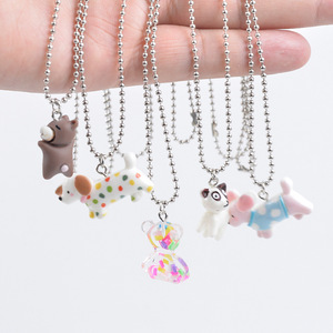 Collana in Resina Lucida Creativa per Bambini 2026, Ciondoli 3D a Forma di Animali e Cibo, Regalo per Donne - Product Image 4
