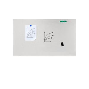 Lavagna Magnetica Moderna <span class=keywords><strong>in</strong></span> <span class=keywords><strong>Ferro</strong></span> con Superficie <span class=keywords><strong>in</strong></span> PVC per Scrivanie da Ufficio ad Altezza Regolabile (Misure Personalizzabili) - Product Image 2