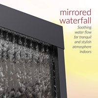 Mur d'eau en verre pour l'intérieur et l'extérieur Écran intérieur Cascades Fontaine éclairée Diviseurs de pièce Cascade en verre à led