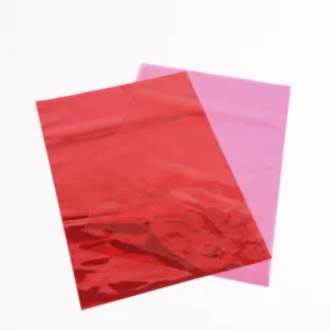 定制可生物降解粉色包装透明玻璃纸