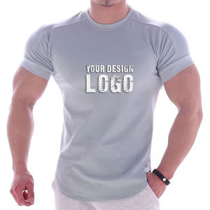 Custom Printed Bodybuilding Muscle Gym Sport Mens <b>T</b> <b>Shirt</b> High Quality Slim <b>Fit</b> Fitness Sport Oversized Men's <b>T</b> <b>Shirts</b> - Product Image 2