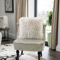 Benutzer definierte dekorative Kissen bezüge Deko kissen Curly Furs Kissen für Wohnkultur