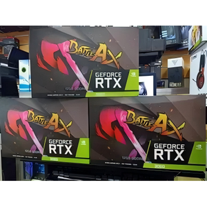การ์ดจอประสิทธิภาพสูงสำหรับเล่นเกมบนเดสก์ท็อป RTX 3060 12G Battle AX รองรับ Ray Tracing และ DLSS สำหรับการเรนเดอร์เกม การตัดต่อวิดีโอ และกราฟิก - Product Image 3