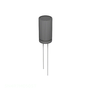 Distribuidor Autorizado SN4R7M050ST Condensador de Aluminio de 4.7 uF, Montaje a través de Orificio, 20%, 50V, Radial TH - Product Image 1