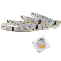 Dream Color 5050 RGBW RGB Ws2811DMX512 Bande LED adressable USB 10mm 10 pixels/m SPI Cuivre pour Projet Décoration DC24V