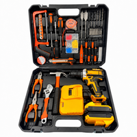 Nouveau Kit Combiné d'Outils Électriques Sans Fil 20V Multifonctionnel pour Perceuse à Percussion Transfrontalière, Ensemble de Perceuses Électriques Portatives Rechargeables pour Usage Domestique