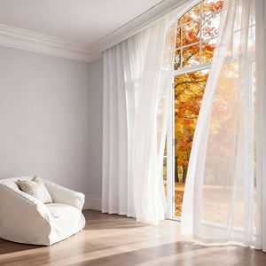 Rouleau de tissu de rideau occultant en polyester moderne de luxe de haute qualité, électrique et encastré, pour projets hôteliers et de villas - Product Image 4