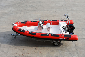 Bateau de pêche pneumatique à coque rigide en fibre de verre CE RIB 580 avec <span class=keywords><strong>moteur</strong></span> <span class=keywords><strong>hors</strong></span>-<span class=keywords><strong>bord</strong></span> à vendre - Product Image 5