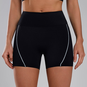 Shorts de Yoga de Cintura Alta para Mujer, Efecto Segunda Piel, Estilo Biker, con Efecto Scrunch Butt, Control de Abdomen, para Correr, Gimnasio, Fitness y Entrenamiento, Ropa Deportiva - Product Image 5