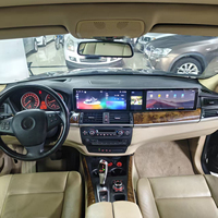 Écran triple incurvé de 12,3 pouces, Carplay Android pour BMW Série 5 X5 E70 CIC 2009-2013, lecteur DVD multimédia de voiture, navigation, unité principale