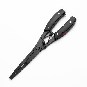 Nuevas alicates de pesca extendidos, alicates de pesca de acero inoxidable de punta larga, extractor de anzuelos extendido con cuchilla y dientes dentados. - Product Image 1