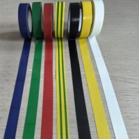 Ruban adhésif électrique en PVC de qualité professionnelle résistant à la chaleur avec adhésif en caoutchouc ignifuge et imperméable pour usage domestique