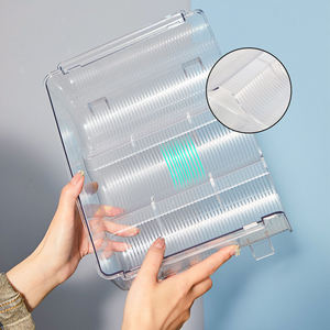 Organizador Apilable para Botellas de Agua, de Plástico Transparente, para Almacenamiento en Despensa, Refrigerador, Gabinete y Encimera de Cocina - Product Image 3