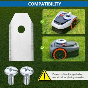 Lame de tondeuse à gazon robotisée en acier inoxydable compatible avec les tondeuses robotisées Flymo Husqvarna - Product Image 5