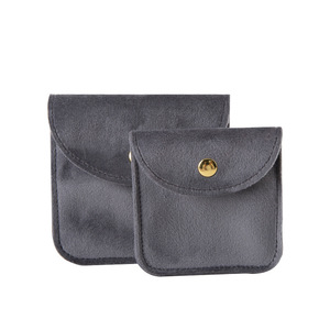 Bolsa de Terciopelo Suave de Alta Calidad para Joyería, Bolsa de Maquillaje Pequeña Personalizada con Logotipo - Product Image 5