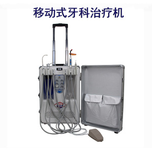 Unidad de Tratamiento Dental Móvil, Turbina Integrada Portátil, Amoladora de Alta Velocidad, Turbina de Enseñanza, Totalmente Certificada - Product Image 5